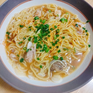 鶏だしネギ醤油ラーメン